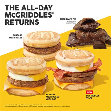 See more ideas about mcdonalds mcgriddle, mcdonalds, mcdonalds breakfast. The all-day McGriddles® has returned to satisfy your ...