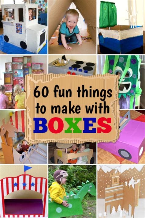 What To Do With Cardboard Boxes 60 Fun Box Activities And Crafts