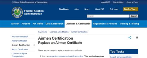 Lost birth certificate and social security card. faa.gov Replace an Airmen Certificate United States of America : Federal Aviation Administration ...