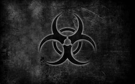 Biohazard Symbol Black Hd Wallpaper Biohazard
