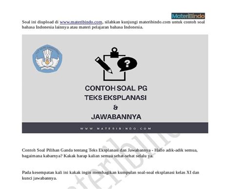 Soal ulangan k13 bahasa jawa kelas 3 semester 2 sekolahdasar net. Contoh Soal Pilihan Ganda Tentang Cerpen Beserta Jawaban ...