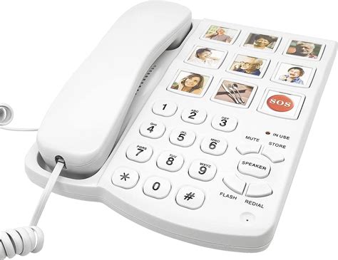 Corded Phones For Seniors Landline Telephone 9 One Touch