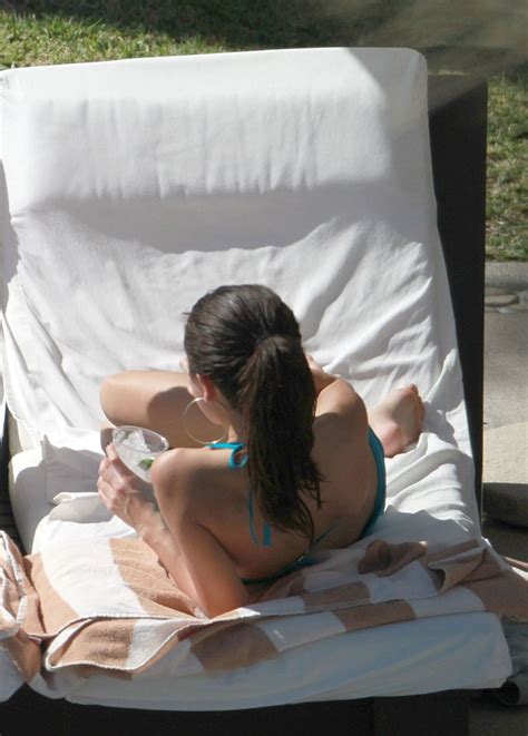 Selena Gomez Bikini Candids At Pool In Mexico HawtCelebs