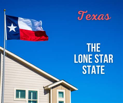 Texas Nickname The Lone Star State