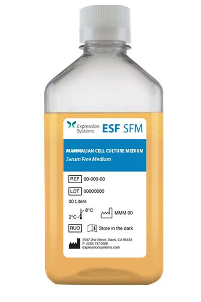 Hear from experts about options to replace fbs in cell culture media while maintaining robust cell growth and cellular functions. ESF SFM Mammalian Cell Culture Medium, Serum Free