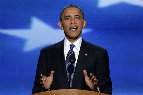 President Barack Obama Accepts Party Nomination Describes Choice