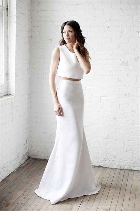 22 Super Stylish Two Piece Wedding Dresses Stillwhite Blog