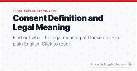 Consent Definition What Does Consent Mean