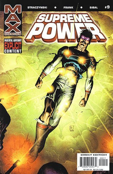 Supreme Power 9 By Gary Frank Marvel Max Marvel Comics Comic Covers