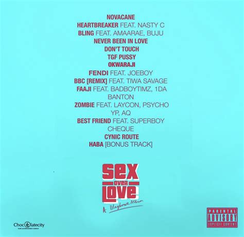 rapper blaqbonez releases sex over love album p m news