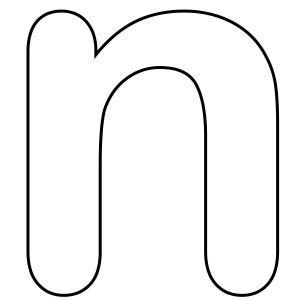 Letter N Coloring Pages For Kids - Preschool and Kindergarten