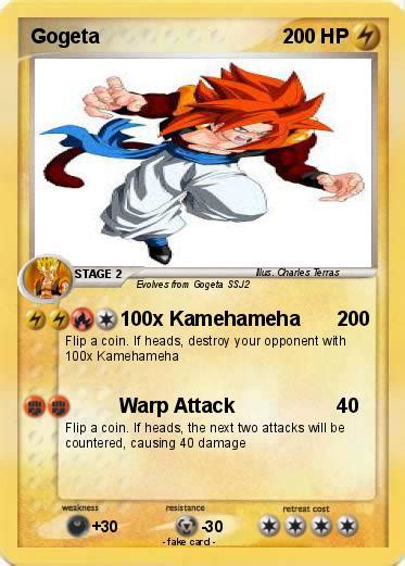 Pokémon Gogeta 1399 1399 100x Kamehameha My Pokemon Card