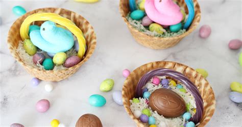 Easy To Make Cute And Edible Easter Baskets • Easter Crafts And Recipes