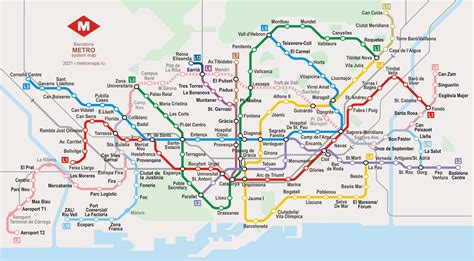 Barcelona Metro Map Metro Map Barcelona Map Tourist Map Images And