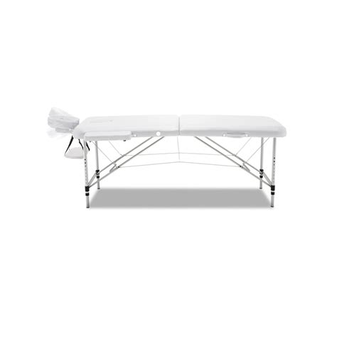 Zenses 75cm Portable Aluminium Massage Table White Bunnings Australia