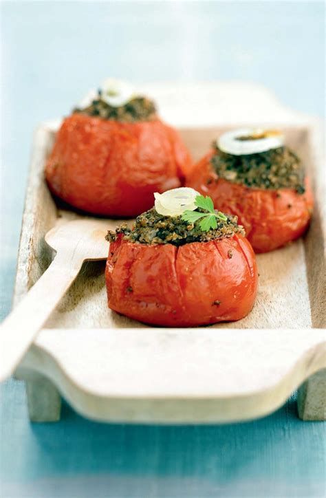 Recette tomates farcies végétariennes Marie Claire