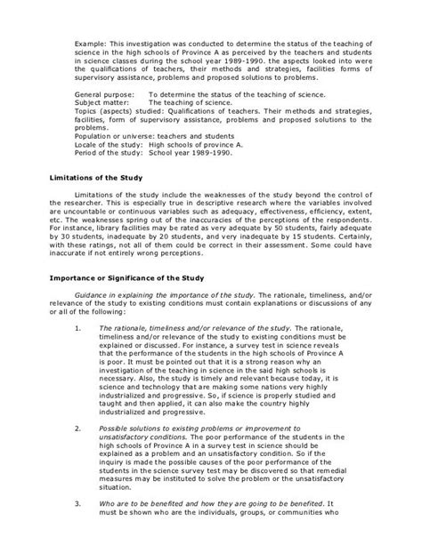 Example Of Significance Of The Study In Research Paper Pdf