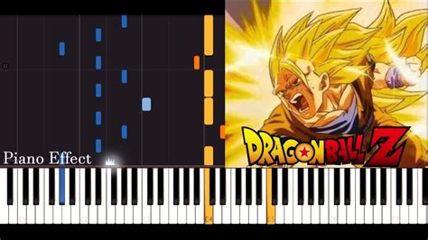 Dragon Ball Z Ascension Ssj3 Goku Piano Tutorial Synthesia Youtube