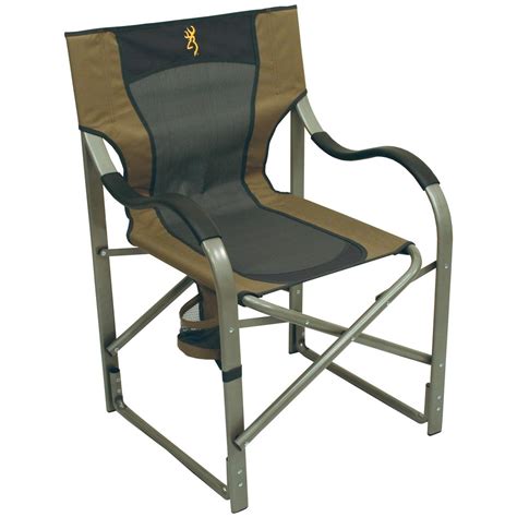 Guide gear oversized club camp chair and foot stool guide gear oversized club camp chair and foot stool. Browning® Folding Camp Chair - 177013, Chairs at Sportsman ...