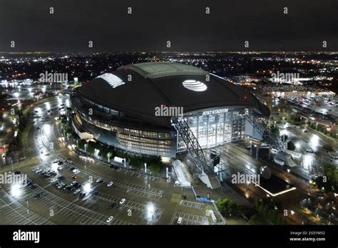 An Aerial View Of Atandt Stadium Friday Jan 1 2021 In Arlington Tex
