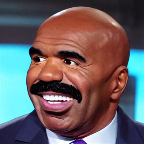 Steve Harvey Covered In Purple Face Stable Diffusion