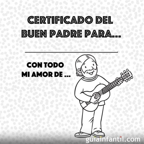 El día del padre es un día muy especial para todos los padres del mundo y que mejor regalo para hacerle que un dibujo hecho por su propio hijo. Diploma Día del Padre. Dibujos para colorear