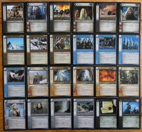 Lord Of The Rings Ccg The Two Towers Rare Cards Part 13 Lotr Tcg Ebay