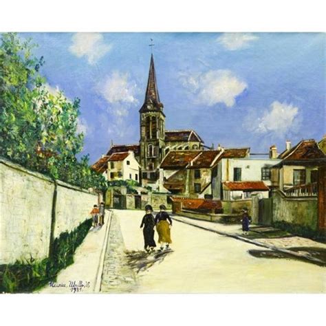 Artworks Of Maurice Utrillo French 1883 1955 Urban Painting