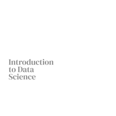 introduction to data science unveiling the power of data driven insights