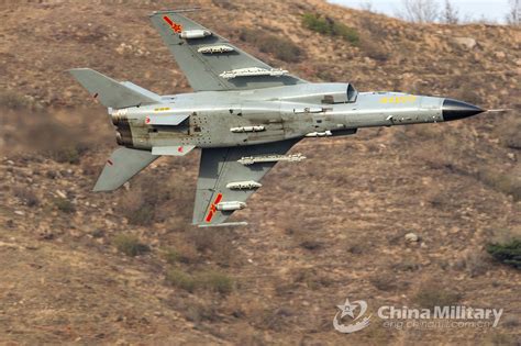 Jh 7 Fighter Bombers Soar Through Valley China Military