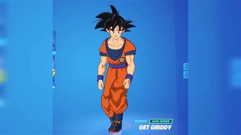 Goku Hittin The Griddy In Fortnite Youtube