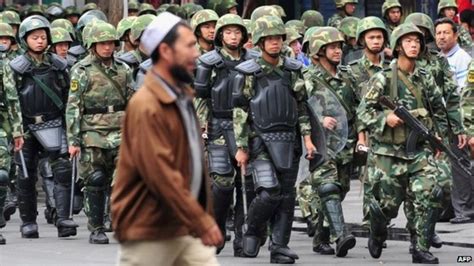 China Hails Crackdown On Terror In Xinjiang Bbc News