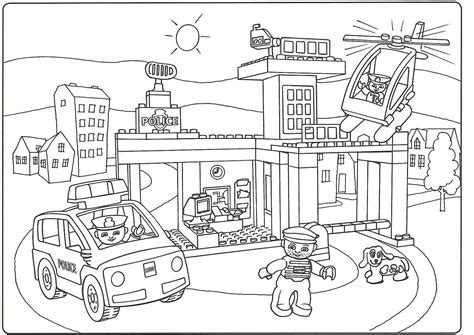 Lego truck coloring pages lego city coloring pages lovable lego city. Lego Police Coloring Pages at GetDrawings | Free download