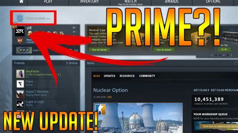 What Is A Csgo Prime Account Csgo Update Youtube