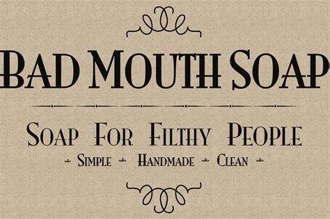 Bad Mouth Soap Soap For Filthy People Mouth Soap Handmade Soaps