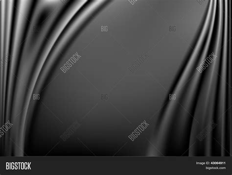 Black Abstract Satin Vector And Photo Free Trial Bigstock