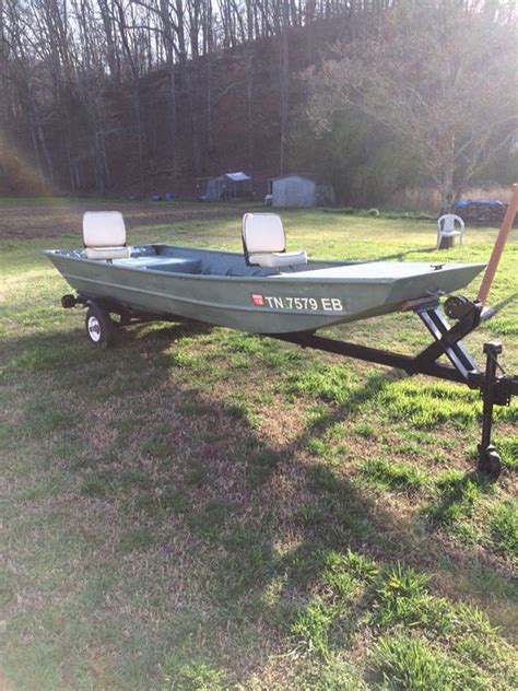 14 Foot Jon Boat And Trailer For Sale In Duffield Va Offerup