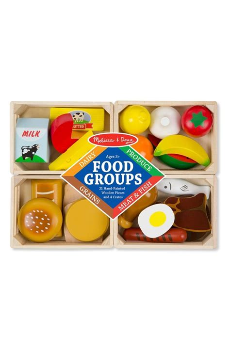 Melissa And Doug Food Groups Set Nordstrom Group Meals Wooden Play