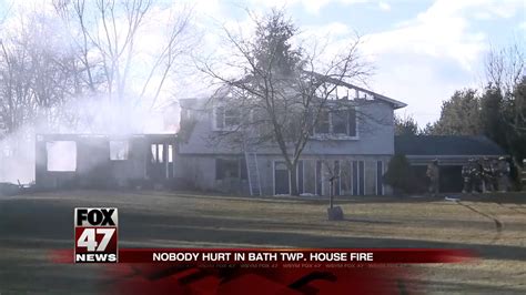 Update Fire Destroys Bath Township Home Youtube