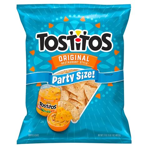 tostitos original restaurant style tortilla chips party size shop