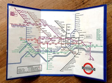 1964 1969 London Underground Pocket Maps By Paul Garbutt Iconic