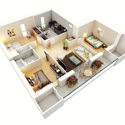 Gambar pondasi rumah 6x9 3 kamar. Inilah Gambar Denah Rumah Minimalis 3 Kamar Tidur Paling Keren