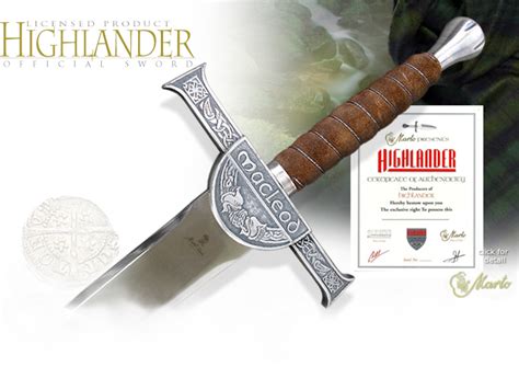 Officially Licensed Connor MacLeod Highlander Sword By Marto Of Spain