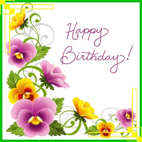 Download this free picture about happy birthday greeting from pixabay's vast library of public domain images and videos. Happy birthday flowers clip art clipart collection ...