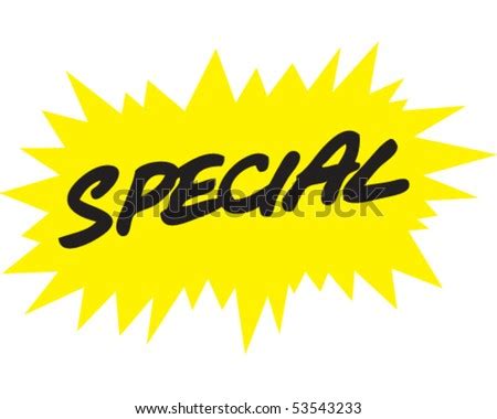 Special Sign Stock Vector 53543233 - Shutterstock