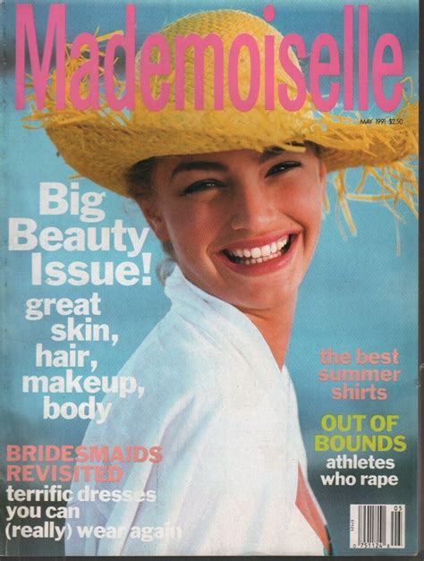 Mademoiselle May 1991 Big Beauty Issue Great Skin Hair Make