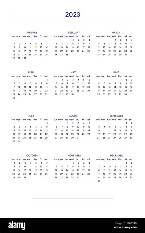 2023 Calendar Set In Classic Strict Style Wall Table Calendar Schedule