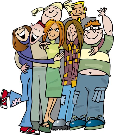 Group Of Friends Hanging Out Clipart Images