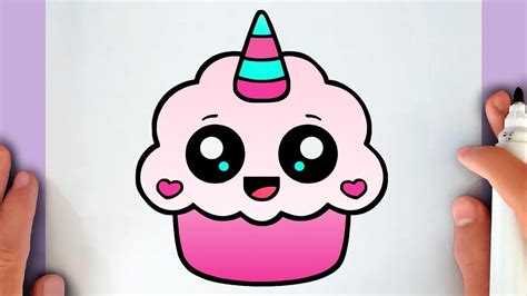 How To Draw A Cute Cupcake Unicorn Super Easy And Kawaii Theme Loader