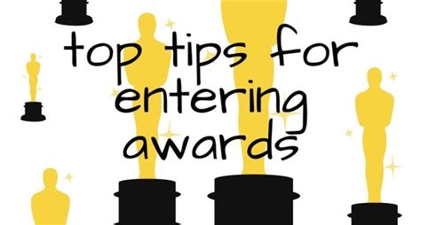 Top Tips For Entering Awards